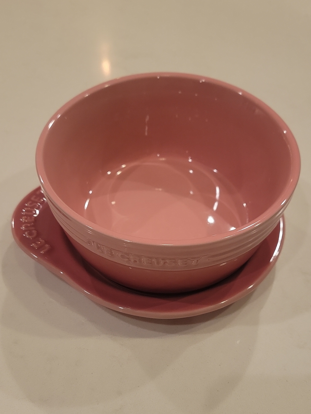 Le Creuset Rare International Rose Quartz Bowl & Plate Set